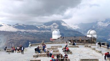 112 A felhőbe burkolózó Matterhorn (4478 m)