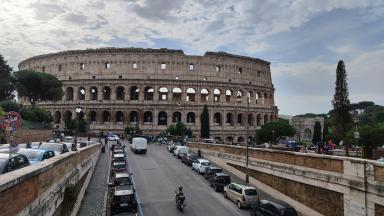 023 A Colosseum a Ponte degli Annibaldi hídról