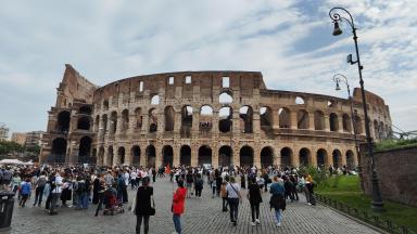 033 A Colosseum a diadalív felől