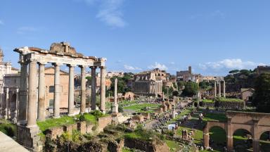 066 A Forum Romanum a tér alatti teraszról